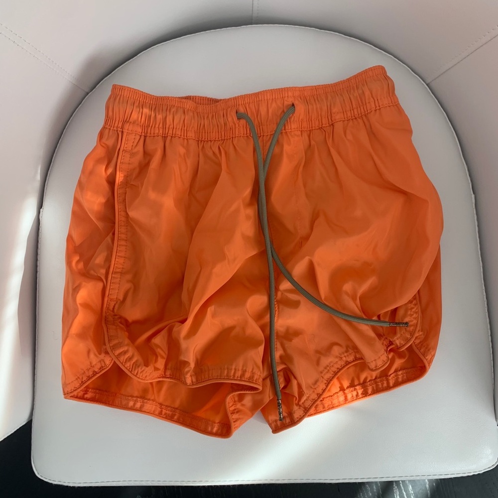 H&M bright orange swim shorts
